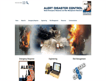 Tablet Screenshot of alertdisastercontrol.com